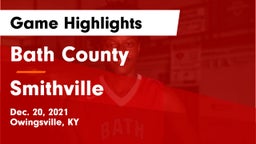 Bath County  vs Smithville Game Highlights - Dec. 20, 2021