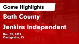 Bath County  vs Jenkins Independent  Game Highlights - Dec. 28, 2021