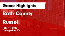 Bath County  vs Russell  Game Highlights - Feb. 11, 2023