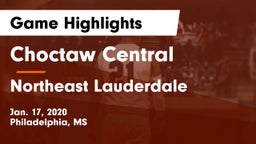 Choctaw Central  vs Northeast Lauderdale  Game Highlights - Jan. 17, 2020