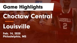 Choctaw Central  vs Louisville  Game Highlights - Feb. 14, 2020