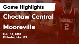 Choctaw Central  vs Mooreville Game Highlights - Feb. 18, 2020