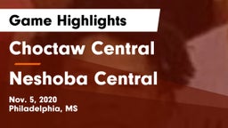 Choctaw Central  vs Neshoba Central  Game Highlights - Nov. 5, 2020