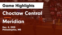 Choctaw Central  vs Meridian  Game Highlights - Dec. 8, 2020