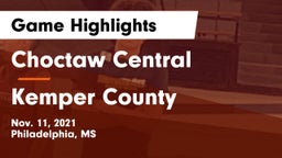 Choctaw Central  vs Kemper County  Game Highlights - Nov. 11, 2021