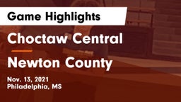 Choctaw Central  vs Newton County  Game Highlights - Nov. 13, 2021