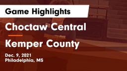 Choctaw Central  vs Kemper County  Game Highlights - Dec. 9, 2021