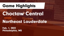 Choctaw Central  vs Northeast Lauderdale  Game Highlights - Feb. 1, 2022