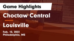 Choctaw Central  vs Louisville  Game Highlights - Feb. 10, 2022