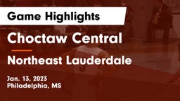 Choctaw Central  vs Northeast Lauderdale  Game Highlights - Jan. 13, 2023