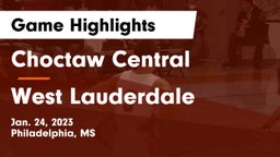 Choctaw Central  vs West Lauderdale  Game Highlights - Jan. 24, 2023
