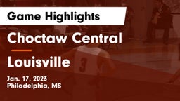 Choctaw Central  vs Louisville  Game Highlights - Jan. 17, 2023