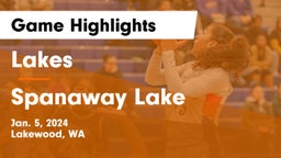 Lakes  vs Spanaway Lake  Game Highlights - Jan. 5, 2024