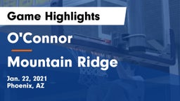 O'Connor  vs Mountain Ridge  Game Highlights - Jan. 22, 2021