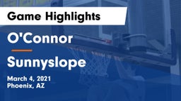 O'Connor  vs Sunnyslope  Game Highlights - March 4, 2021