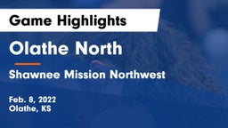 Olathe North  vs Shawnee Mission Northwest  Game Highlights - Feb. 8, 2022