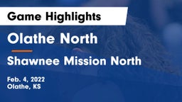 Olathe North  vs Shawnee Mission North  Game Highlights - Feb. 4, 2022