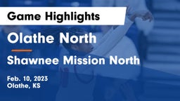 Olathe North  vs Shawnee Mission North  Game Highlights - Feb. 10, 2023
