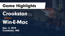 Crookston  vs Win-E-Mac Game Highlights - Dec. 2, 2019