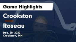 Crookston  vs Roseau  Game Highlights - Dec. 20, 2022