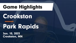 Crookston  vs Park Rapids  Game Highlights - Jan. 10, 2023