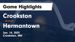 Crookston  vs Hermantown  Game Highlights - Jan. 14, 2023