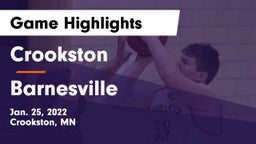Crookston  vs Barnesville  Game Highlights - Jan. 25, 2022