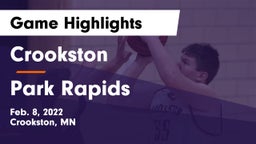 Crookston  vs Park Rapids  Game Highlights - Feb. 8, 2022