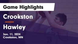 Crookston  vs Hawley  Game Highlights - Jan. 11, 2024