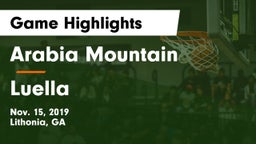 Arabia Mountain  vs Luella  Game Highlights - Nov. 15, 2019