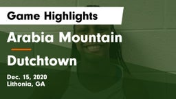 Arabia Mountain  vs Dutchtown  Game Highlights - Dec. 15, 2020