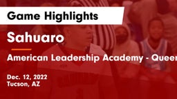 Sahuaro  vs American Leadership Academy - Queen Creek Game Highlights - Dec. 12, 2022