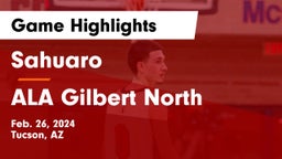Sahuaro  vs ALA Gilbert North Game Highlights - Feb. 26, 2024