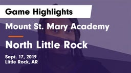 Mount St. Mary Academy vs North Little Rock  Game Highlights - Sept. 17, 2019