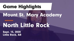 Mount St. Mary Academy vs North Little Rock  Game Highlights - Sept. 15, 2020