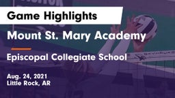 Mount St. Mary Academy vs Episcopal Collegiate School Game Highlights - Aug. 24, 2021