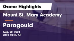 Mount St. Mary Academy vs Paragould  Game Highlights - Aug. 28, 2021