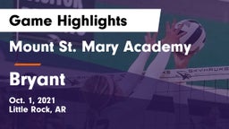 Mount St. Mary Academy vs Bryant  Game Highlights - Oct. 1, 2021