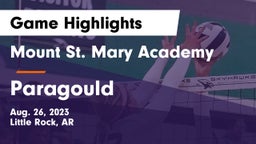 Mount St. Mary Academy vs Paragould  Game Highlights - Aug. 26, 2023