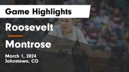 Roosevelt  vs Montrose  Game Highlights - March 1, 2024