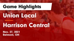 Union Local  vs Harrison Central  Game Highlights - Nov. 27, 2021