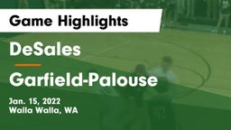DeSales  vs Garfield-Palouse Game Highlights - Jan. 15, 2022