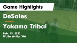 DeSales  vs Yakama Tribal Game Highlights - Feb. 19, 2022