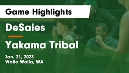 DeSales  vs Yakama Tribal Game Highlights - Jan. 21, 2023