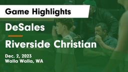 DeSales  vs Riverside Christian Game Highlights - Dec. 2, 2023