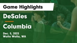 DeSales  vs Columbia  Game Highlights - Dec. 5, 2023