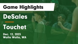 DeSales  vs Touchet Game Highlights - Dec. 12, 2023