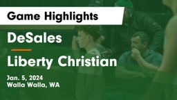 DeSales  vs Liberty Christian  Game Highlights - Jan. 5, 2024