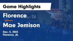 Florence  vs Mae Jemison  Game Highlights - Dec. 5, 2023