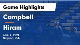 Campbell  vs Hiram  Game Highlights - Jan. 7, 2024